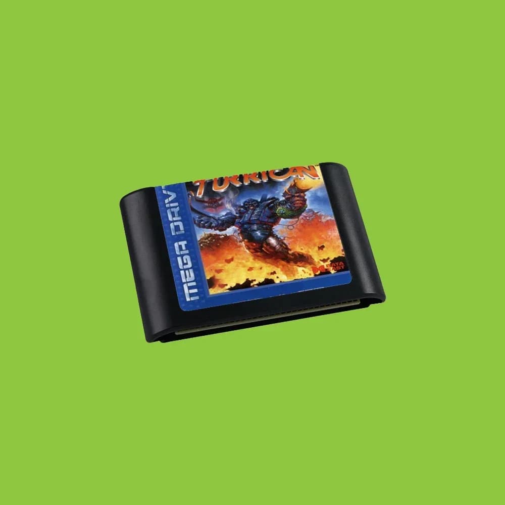 Cartouche de jeu Link 12 Mega Turrican Judge Dredd version EUR pour console SEGA Mega Drive Genesis