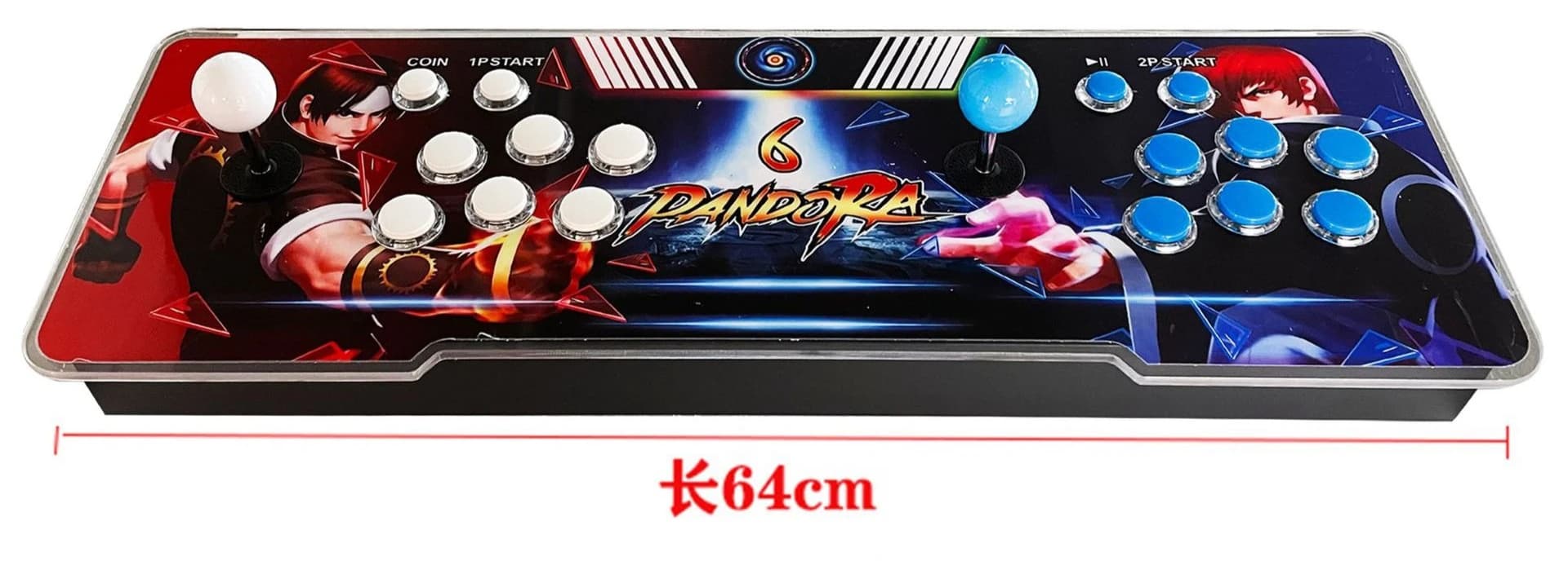 Console de jeu sans fil pour deux personnes, joystick, machine d'arcade tout-en-un pour la maison