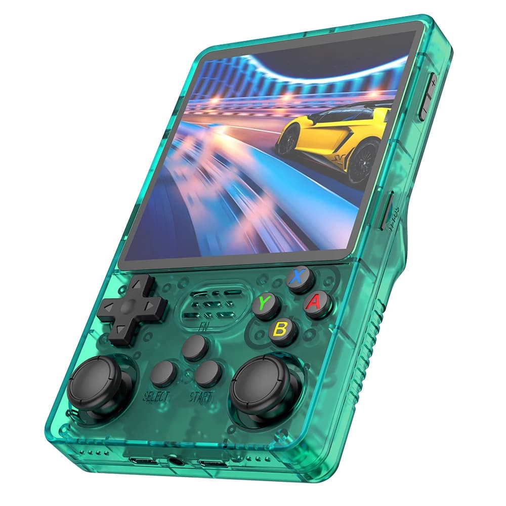 Console de jeu portable rétro R36Plus 2025, système Linux 64 bits, écran IPS 4 pouces, lecteur vidéo