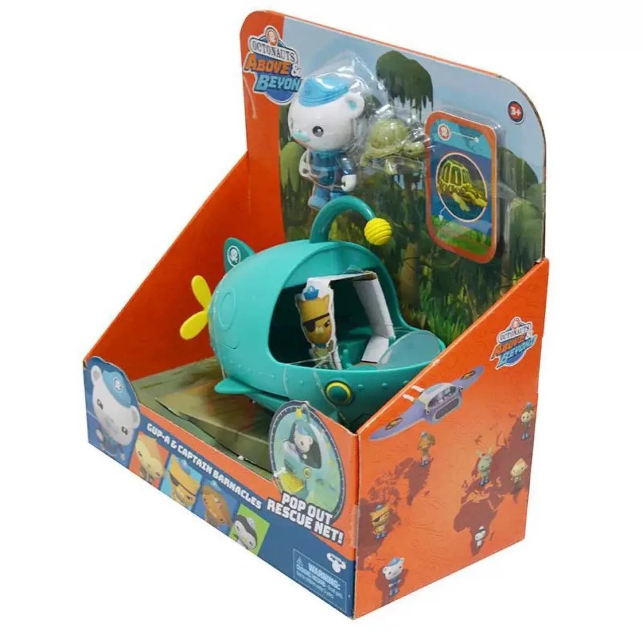 Cadeaux 2026 : Jouets originaux Octonauts avec musique, véhicules Gup E, bateaux, navires, sous-mari