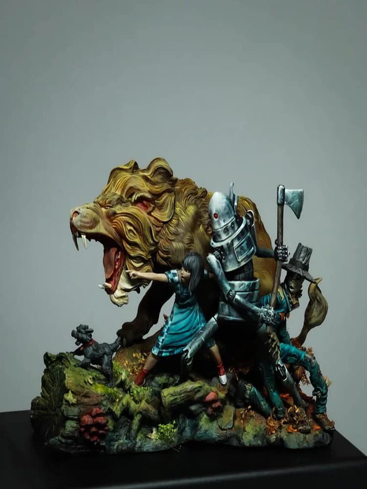 Soldat guerrier fantastique moderne avec base, figurine en résine, kits de modèles, soldat Miniature