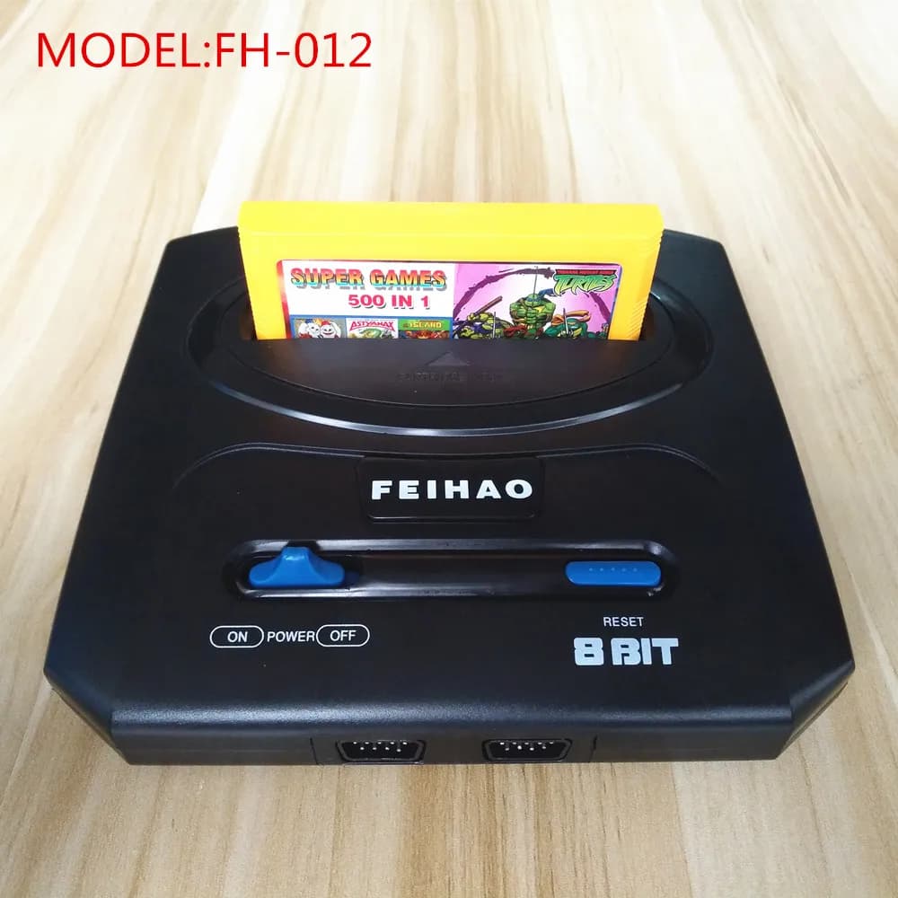Console de jeu vidéo rétro pour jeux 8 bits FC/Dendy avec prise en charge de deux manettes et cartou