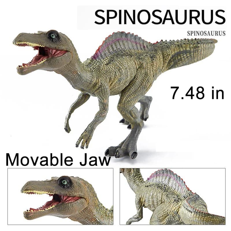 Jouets Spinosaurus, figurines, jouet réaliste de dinosaure Spinosaurus avec mâchoire mobile, cadeaux