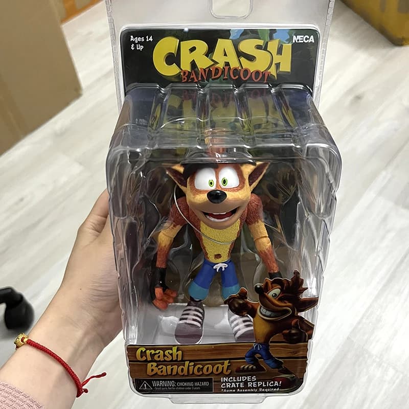 Figurine de jeu Crash Bandicoot Sane Trilogy, modèle de figurine, jouets, ornement d'étagère, cadeau
