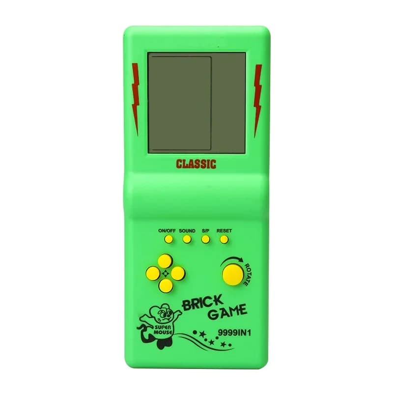Mini console de jeu portable, jeu de brique, déterminer plus tard, Nostdéchiré, ic dos, jouets de po