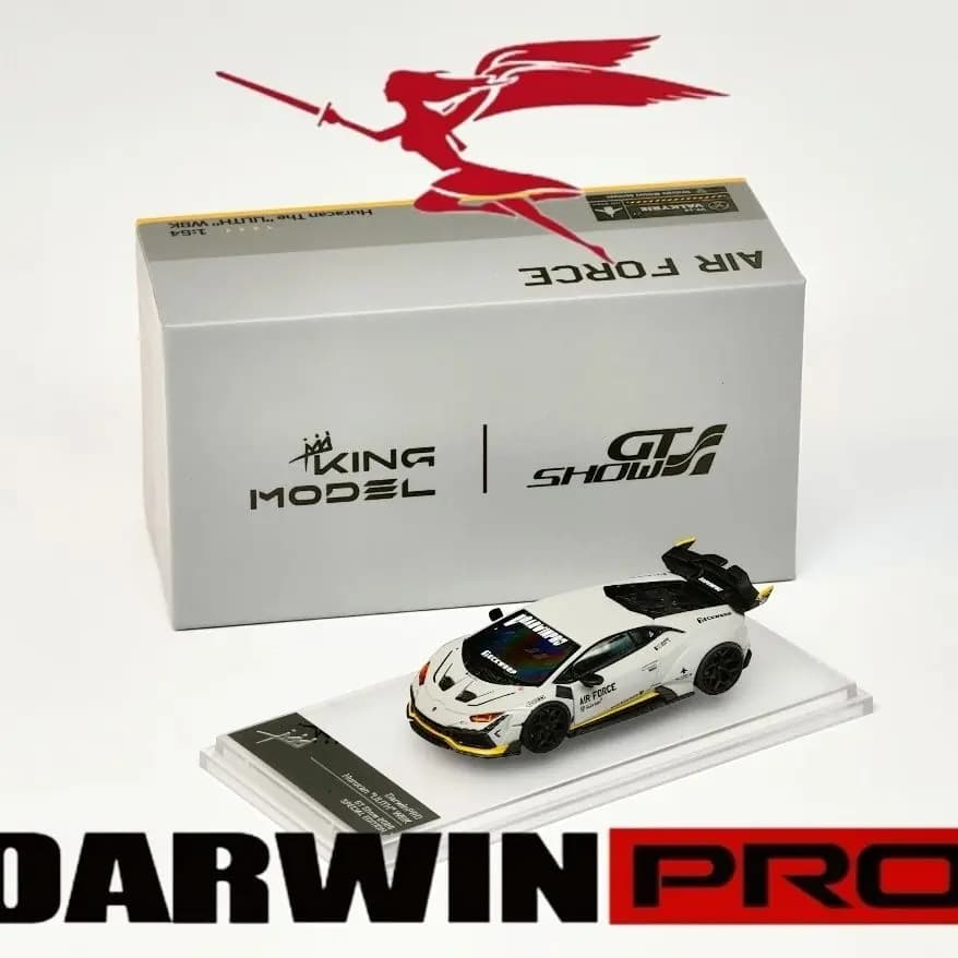 En stock, modèle King 1:64 Darwin Calf Suzhou GTSHOW, édition limitée, réplique miniature en alliage