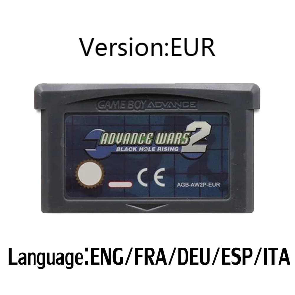 Cartouche de jeu GBAGame Advance Jurassic/kirby/Mother Series/Super Street Fighter Series, carte de