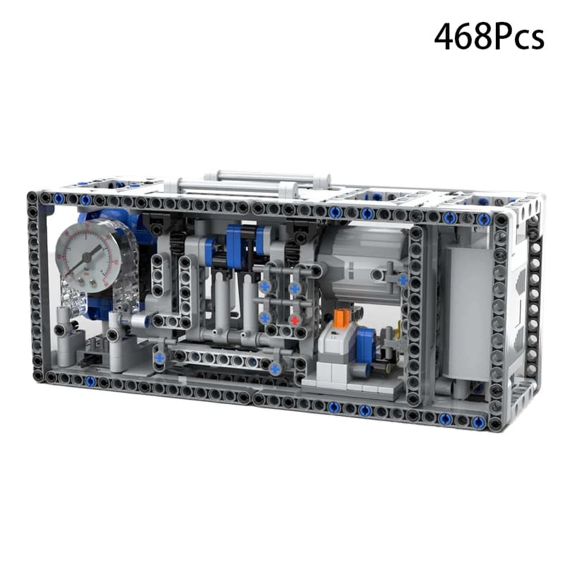 Série pneumatique personnalisée, blocs de construction de compresseur d'air, bricolage, modèle MOC,