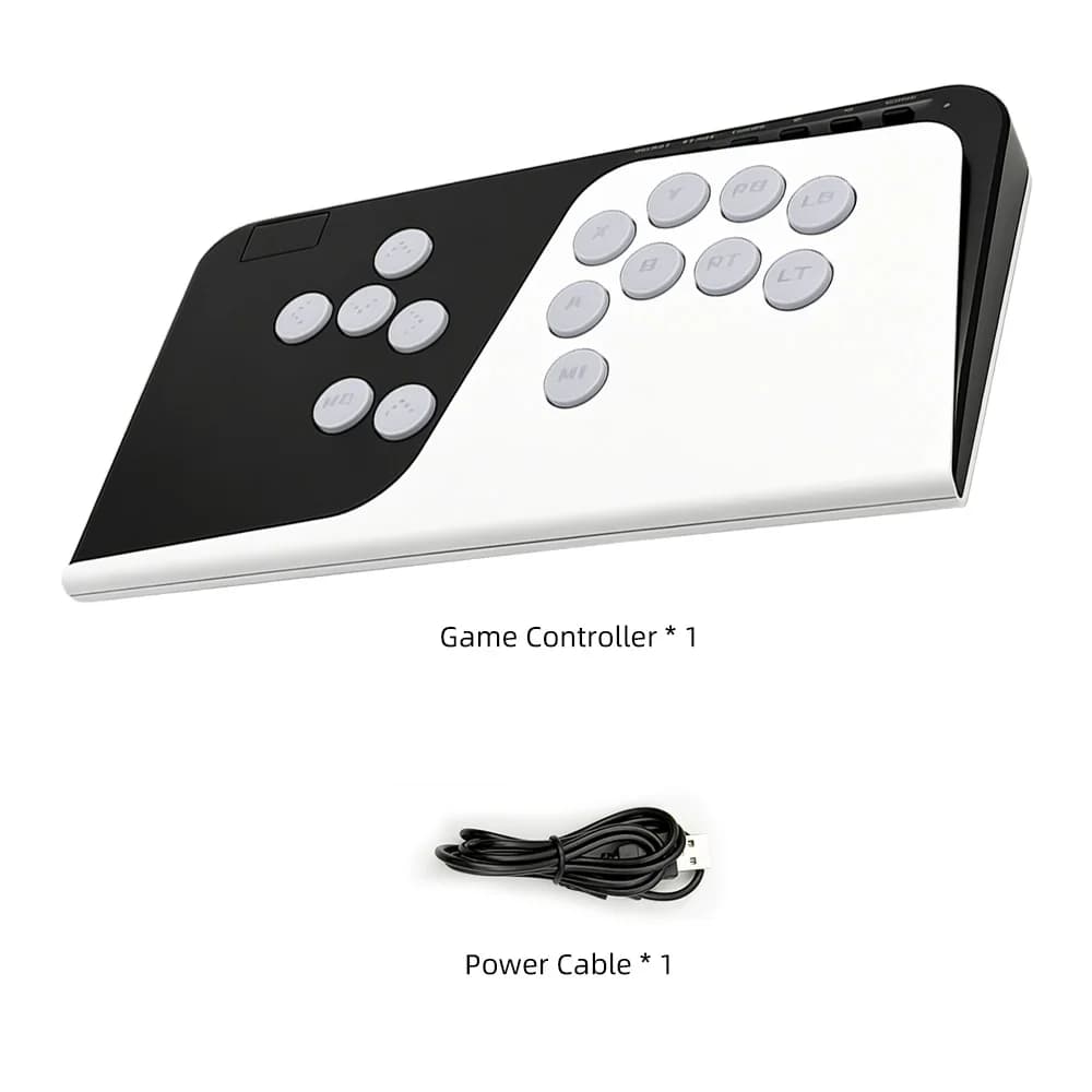 Manette de combat sans levier pour jeux d'arcade, compatible PC, PS3, PS4, Switch, XBOX, style Hitbo