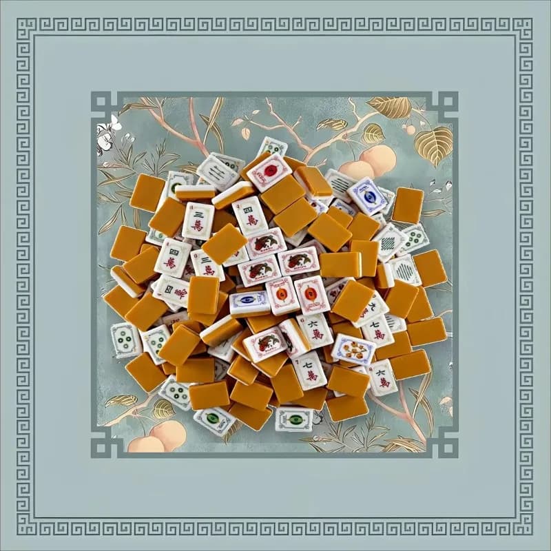 Jeu de Mahjong américain moderne de luxe, 160 pièces, cartes en acrylique gravées 4 couches de 36 mm