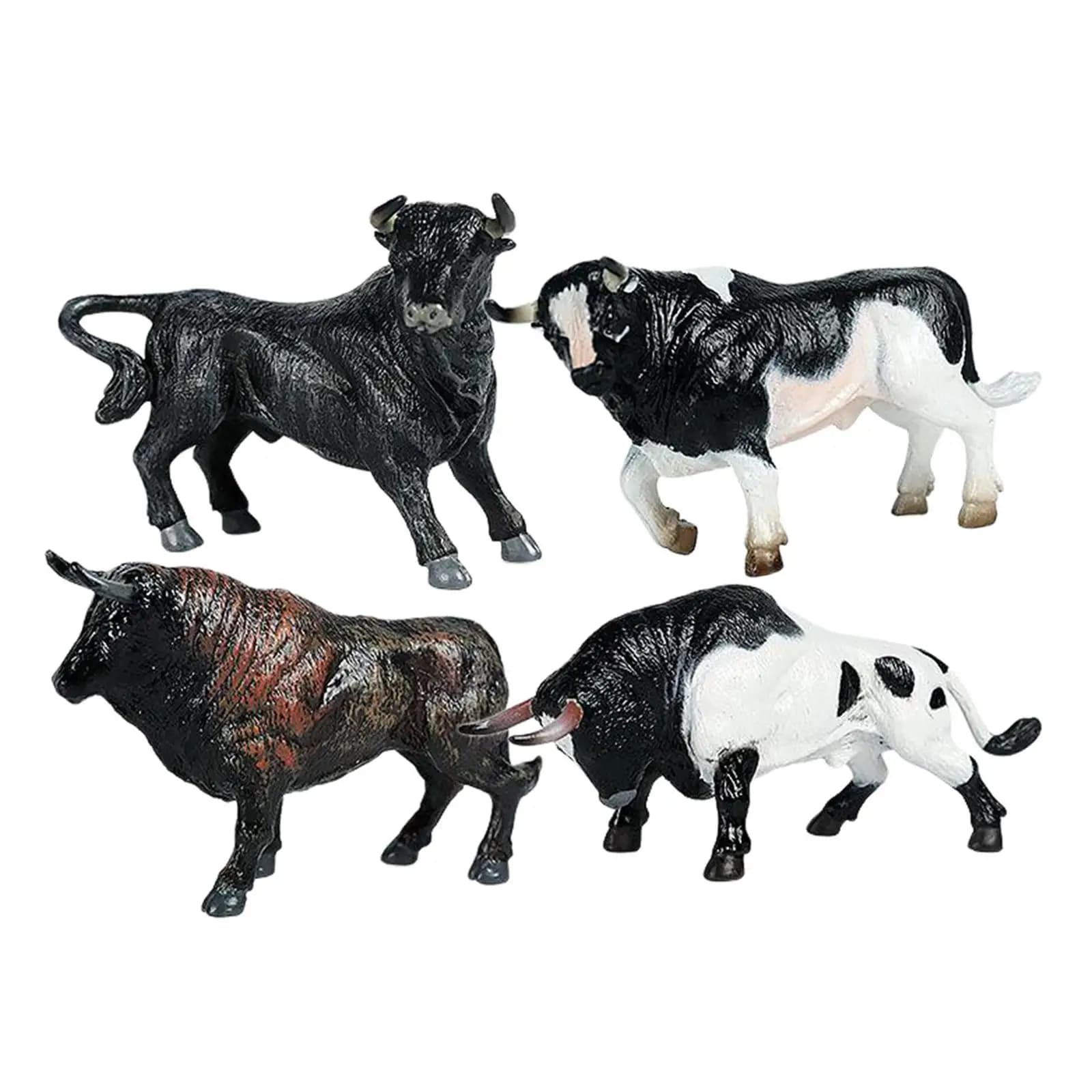 Ensemble de jouets d'animaux de ferme, Figurines réalistes en plastique de bétail, modèles durables