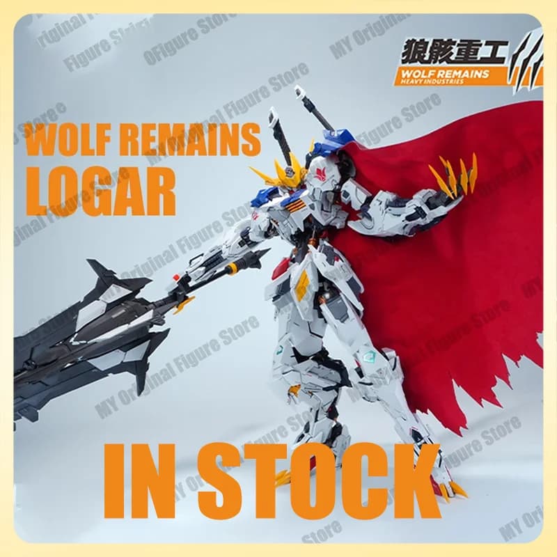 En stock WOLF REMAINS LOGAR Kit de montage Heavy Industries Roar of the Wilderness Wolf King 1/60 Fi