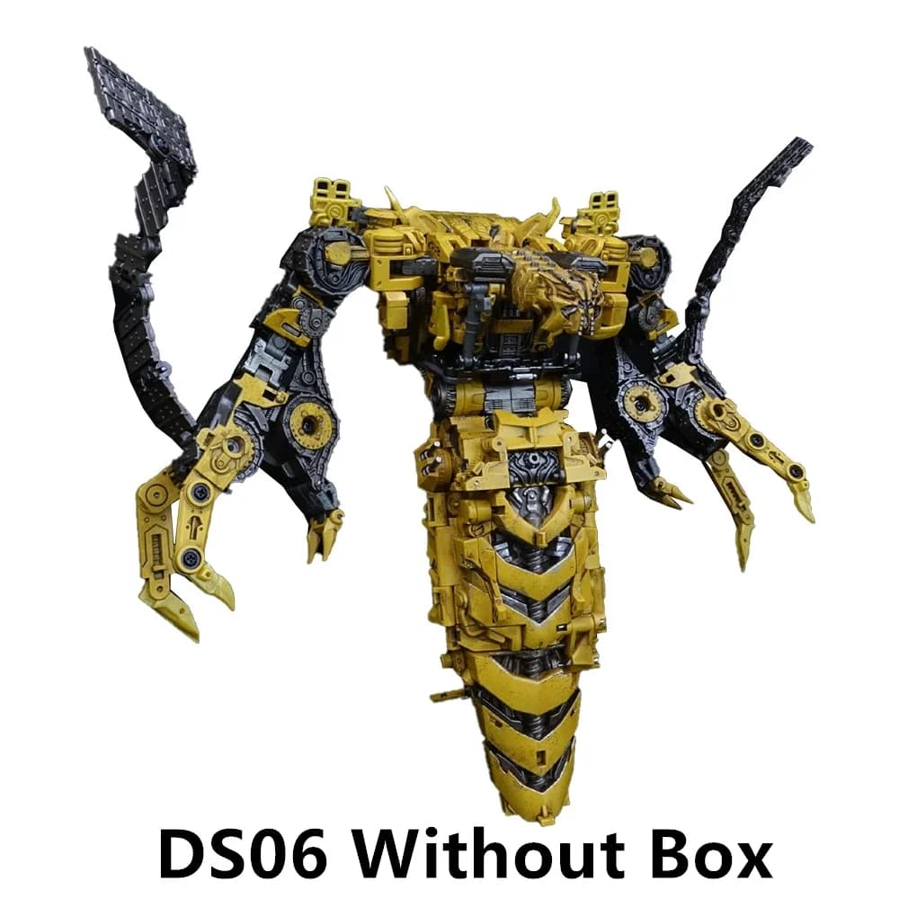 Devil Saviour Devastator DS01-08, Robot jouet à déformation ultime avec voiture mélangeur et seau à