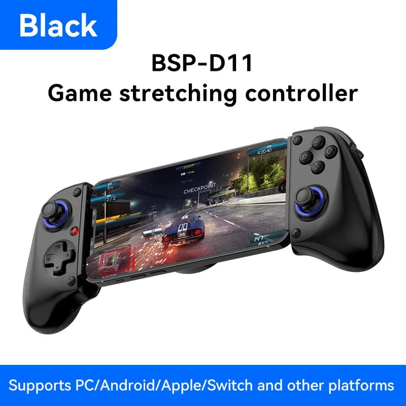 Contrôleur de jeu télescopique BSP-D11 pour le commutateur/Android/Apple/IOS/PS3/PS4 RVB lumière man
