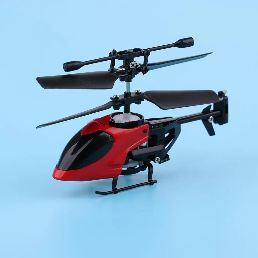 Mini hélicoptère jouet à 2 canaux, micro-avion RC avec hélice de modèle d'avion pour enfants et amis