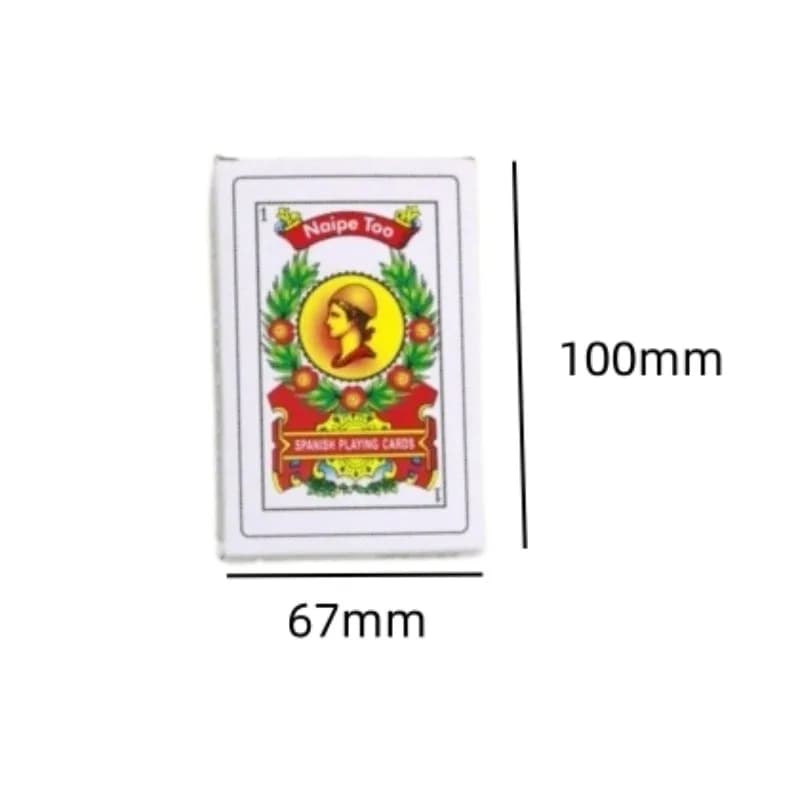 Carte de jeu de Poker espagnole amusante, matériel en papier, 50 cartes, jeu de société pour fête de