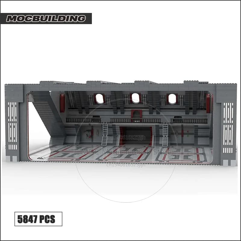 MOC Venator Hangar importer décennie ks, Movie Scene, Imperial Display Collection, Technology Bricks