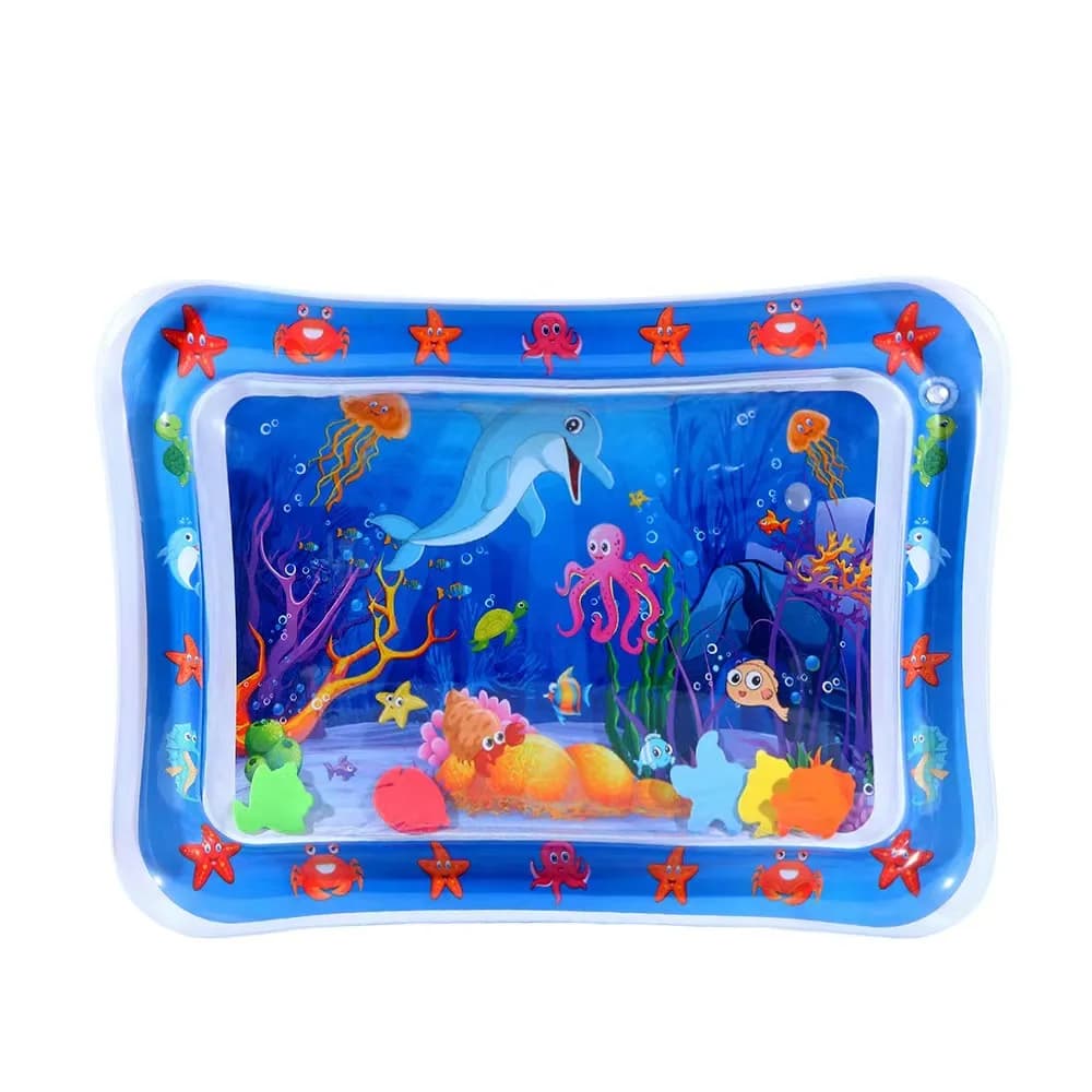 Tapis de jeu gonflable pour bébé, coussin d'eau en PVC pour nourrissons, temps du ventre, coussin d'
