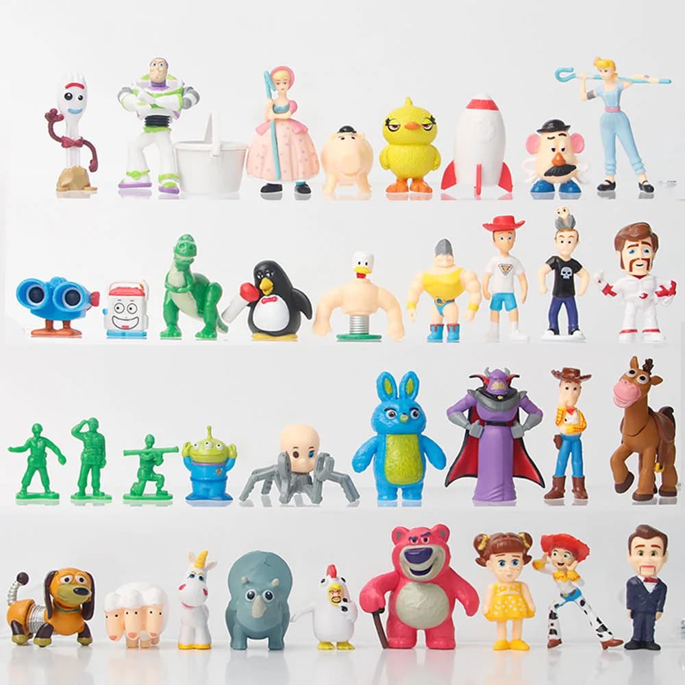 36 pièces/ensemble 3-5CM film dessin animé jouets histoire Woody Buzz Lightyear figurine à collectio
