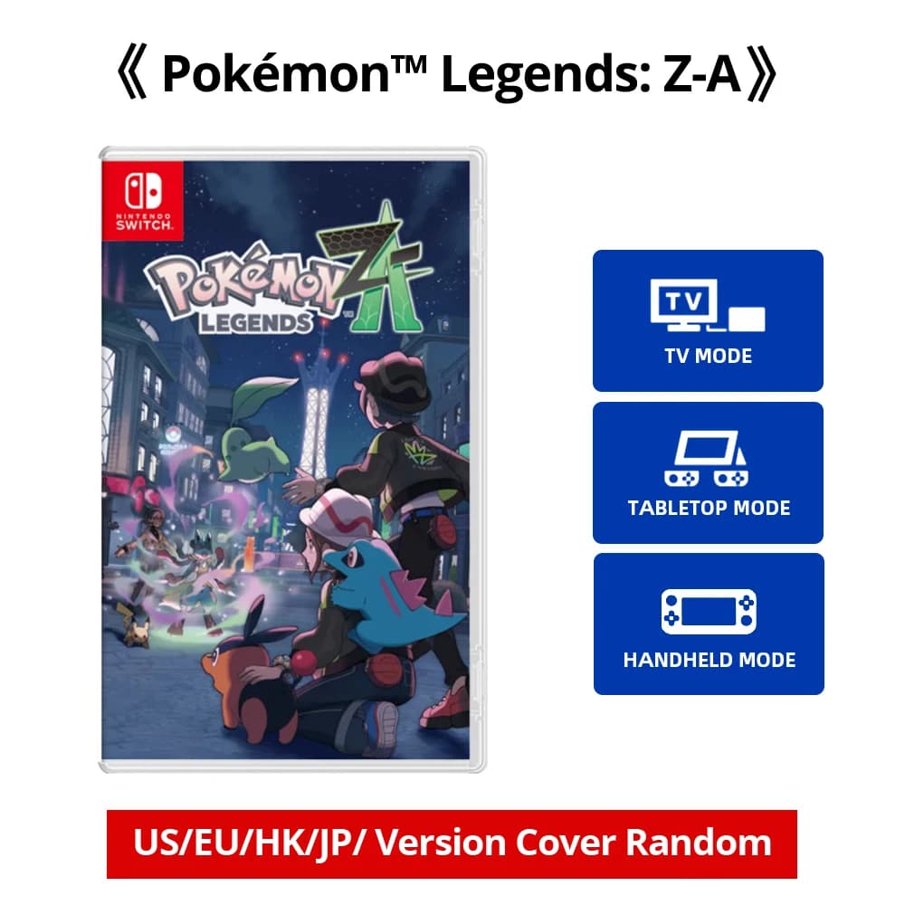 Nintendo Switch jeu Pokémon légendes Z-A 100% carte de jeu physique originale RPG Genre Pokemon séri