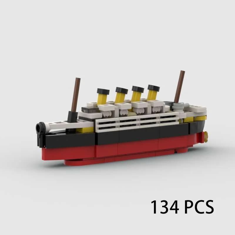 Titanic Break In Half avec étui, blocs de construction, modèle de bateau, Kits de navire de croisièr