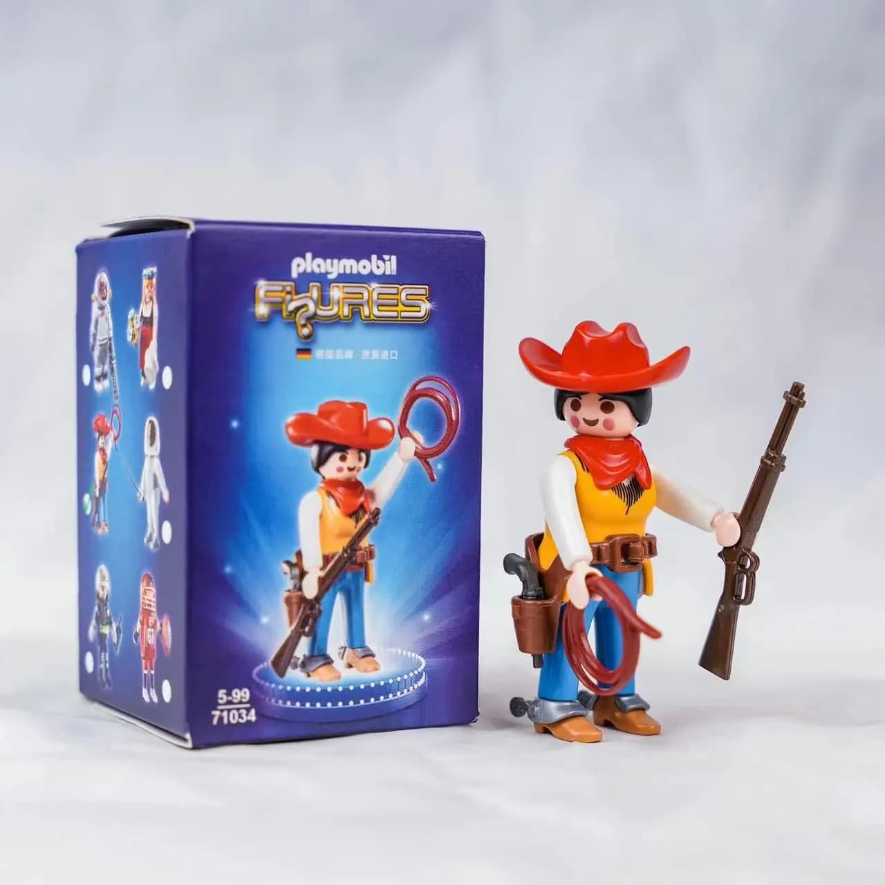 Vente chaude Playmobil monde 71034 Ming boîte astronaute pilote pompier Ski fille policière poupée j