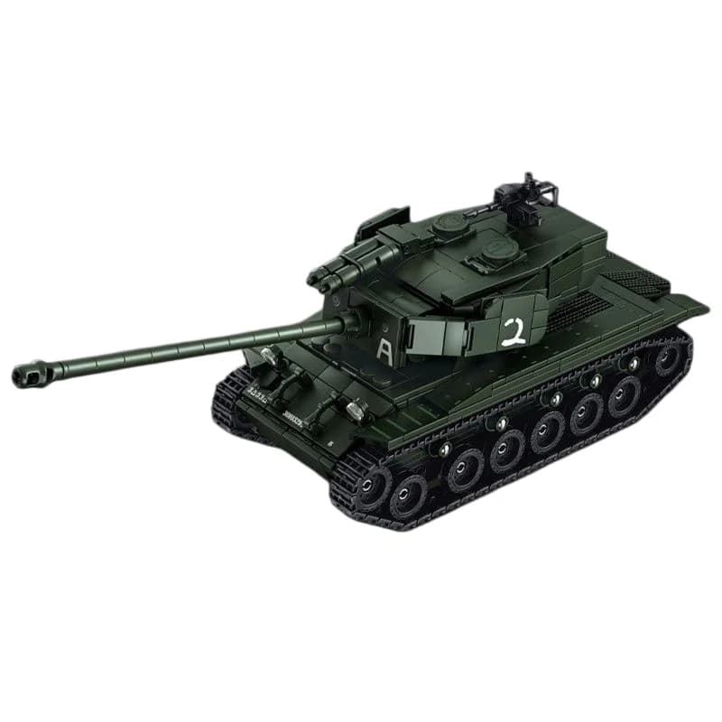 Le Yi 66102 Super Panzer Tank Puzzle Building Set pour la décoration de bureau et jouet