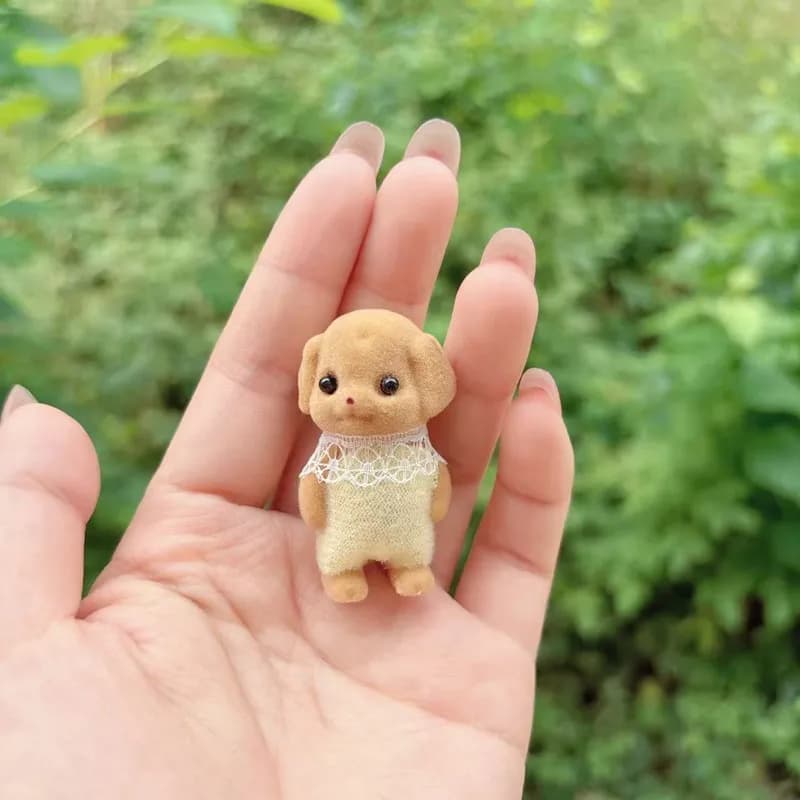 Simulation forêt lapin famille bricolage Playset Mini lapin ours Figure jouet poupées enfants cadeau