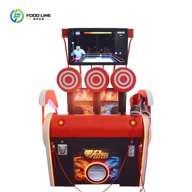 Machine de jeu d'arcade de boxe personnalisée pour championnat, jeu de frappe pour boxeurs
