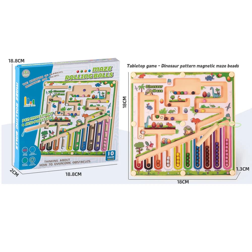 Un labyrinthe magnétique, un jouet de puzzle avancé pour enfants, conçu pour le développement de la