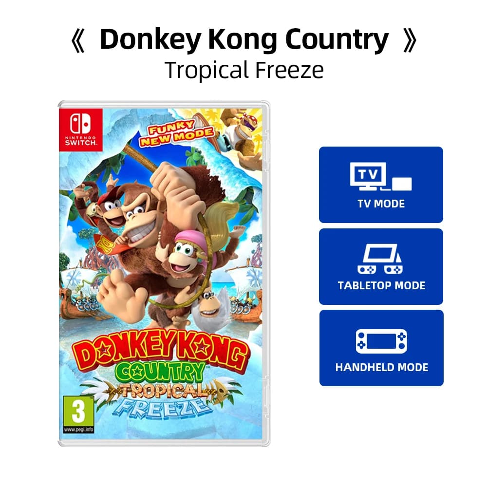 Donkey Kong Country Tropical Freeze - Nintendo Switch Game Deals - TV de table portable pour Switch
