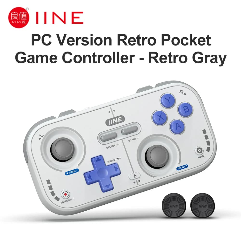 Manette de jeu rétro pour Nintendo Switch 2/1, Steam Deck, téléphone Android iOS, console de jeu aut