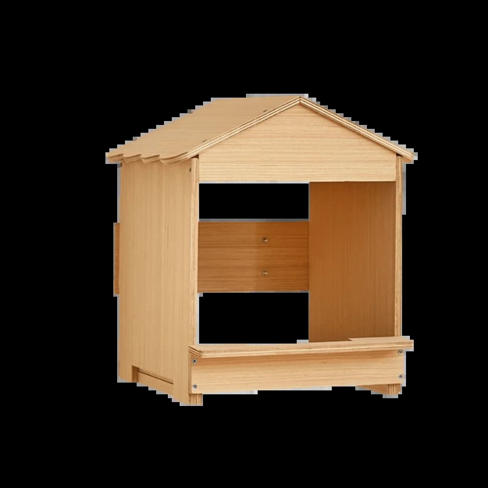 Nichoir mural en bois pour poules, forme maison, détachable, grande capacité, cage stable pour pigeo