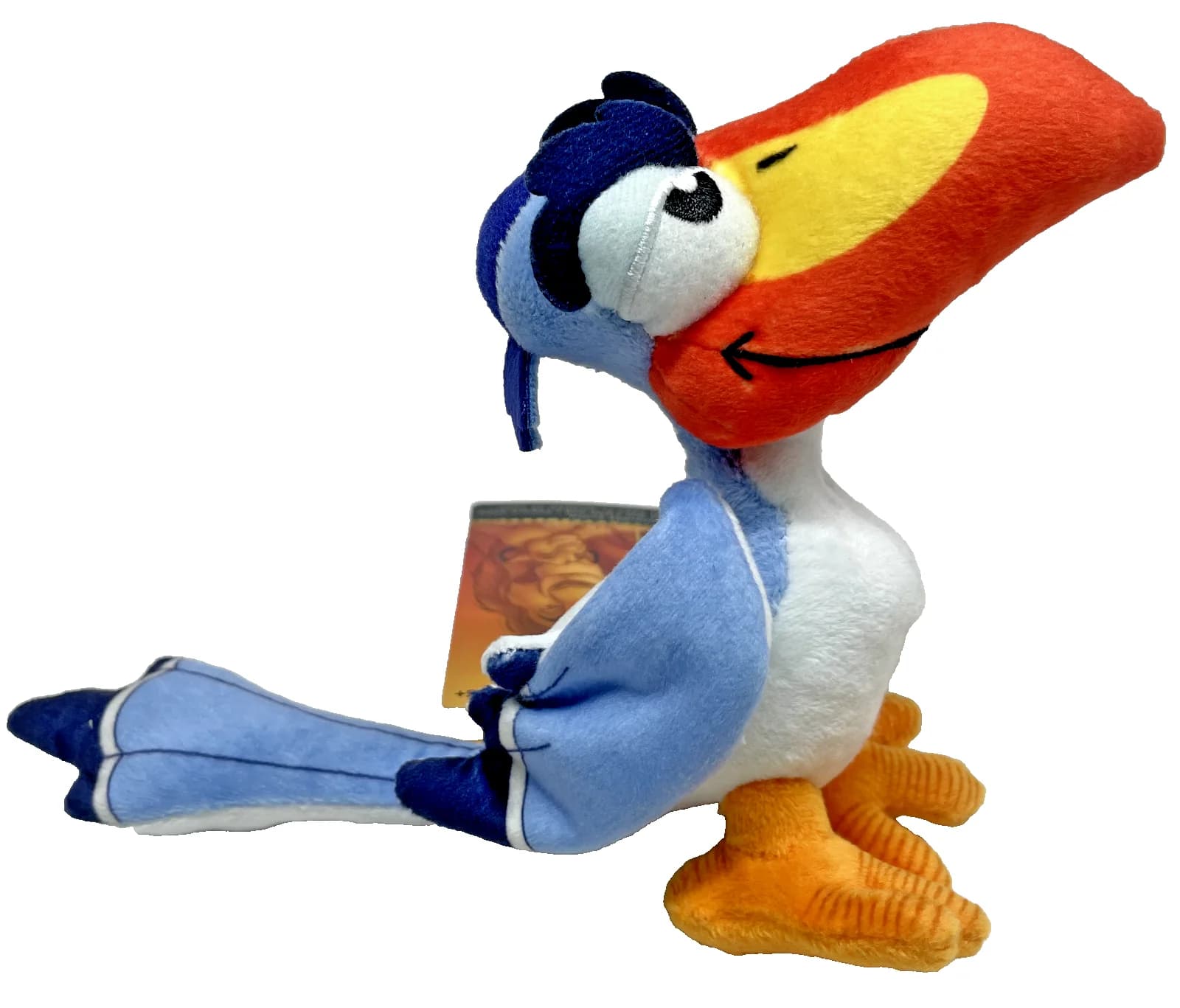 Peluche magnétique à porter sur l'épaule Zazu du Roi Lion des Parcs Disney