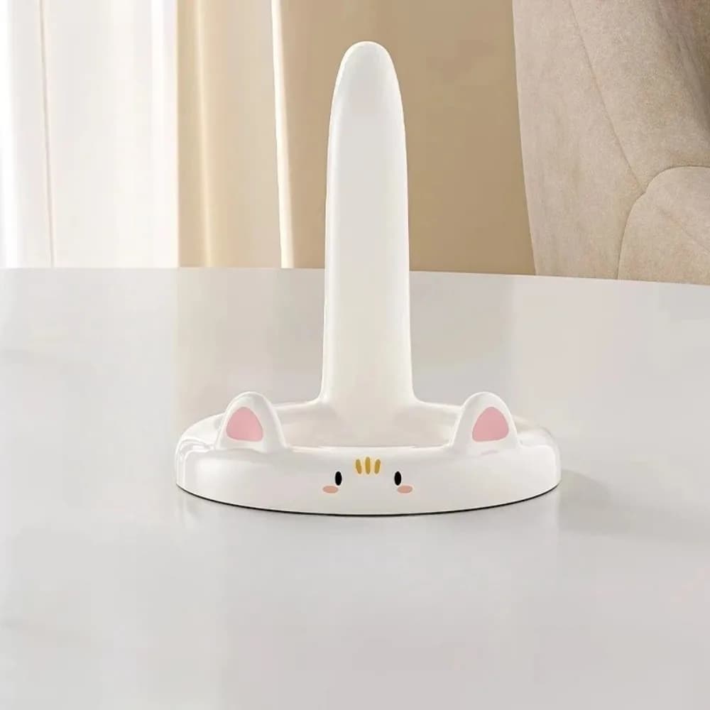 Support de téléphone en forme de chat de dessin animé – Angle réglable, support de bureau mignon pou
