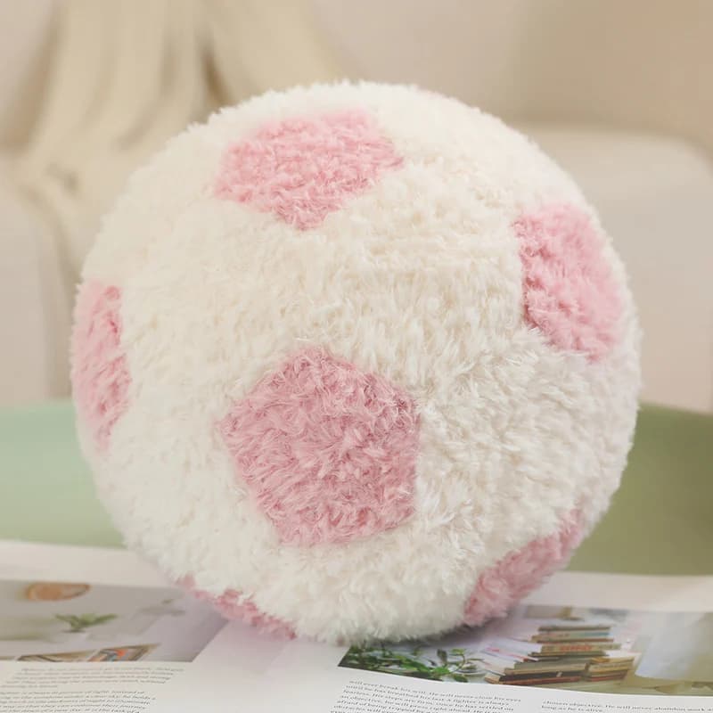 Jouet de football en peluche IkFunny, oreiller de balle de simulation, sports mignons, cadeaux doux