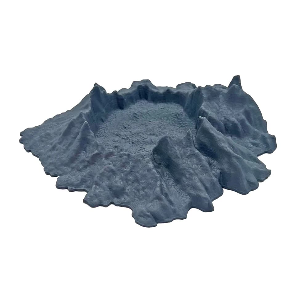 Cratères et terrains en désordre pour scènes de wargames miniatures, D&D, jeux de table, décorations