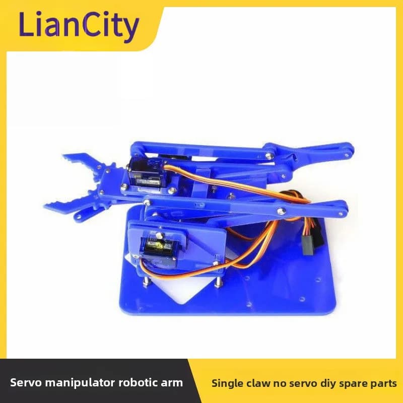 Kit d'apprentissage de pièces détachées pour bras manipulateur mécanique DIY, kit de fabrication en