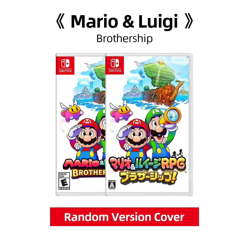 Mario & Luigi: Brothership - Offres de jeux Nintendo Switch Carte de jeu physique 100% Genre d'actio