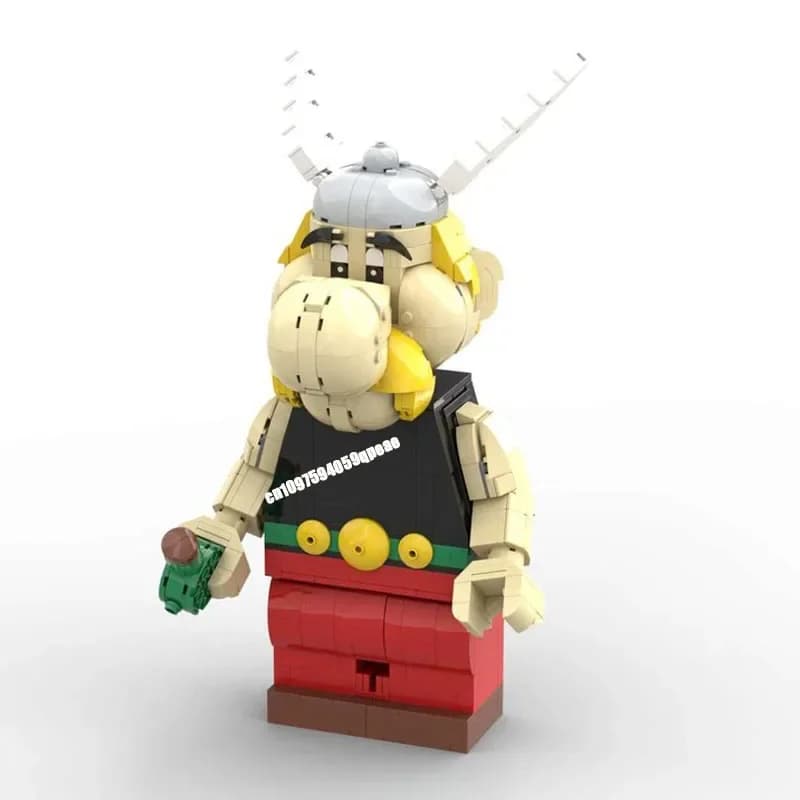 Nouveau 1970 pièces célèbre Astérix série de dessins animés personnage Moc Mega modèle Puzzle person