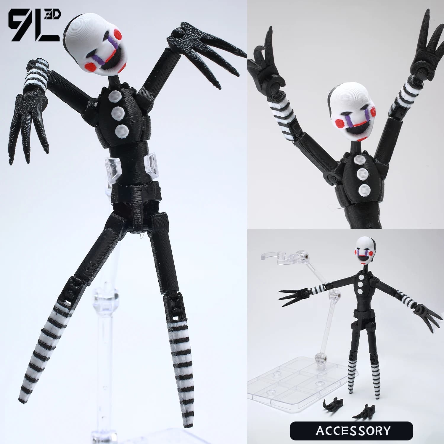 Figurines d'action imprimées en 3D du personnage violet de FNAF Fazbear's, modèle d'anime Lucky13 Du