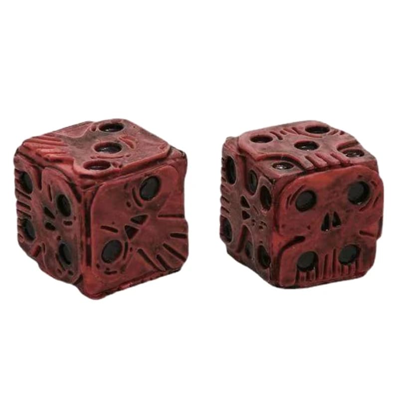 Dés de tête de mort à six faces, jouet de club, pub, fête, jeu de société, nouveauté effrayante