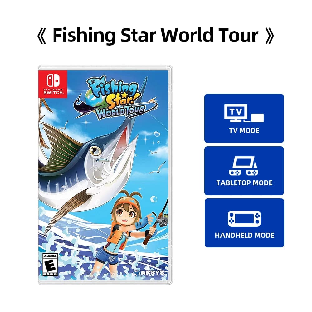 Nintendo Switch – cartouche de jeu physique, Tour du monde, pêche étoile, réunion, offre spéciale