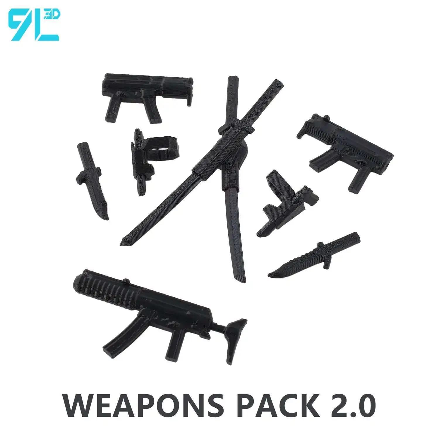 Pack d'armes 4.0 pour 9L3D Titan13 Lucky13 T13 Dummy13, figurine d'action, ensemble d'extension d'ar