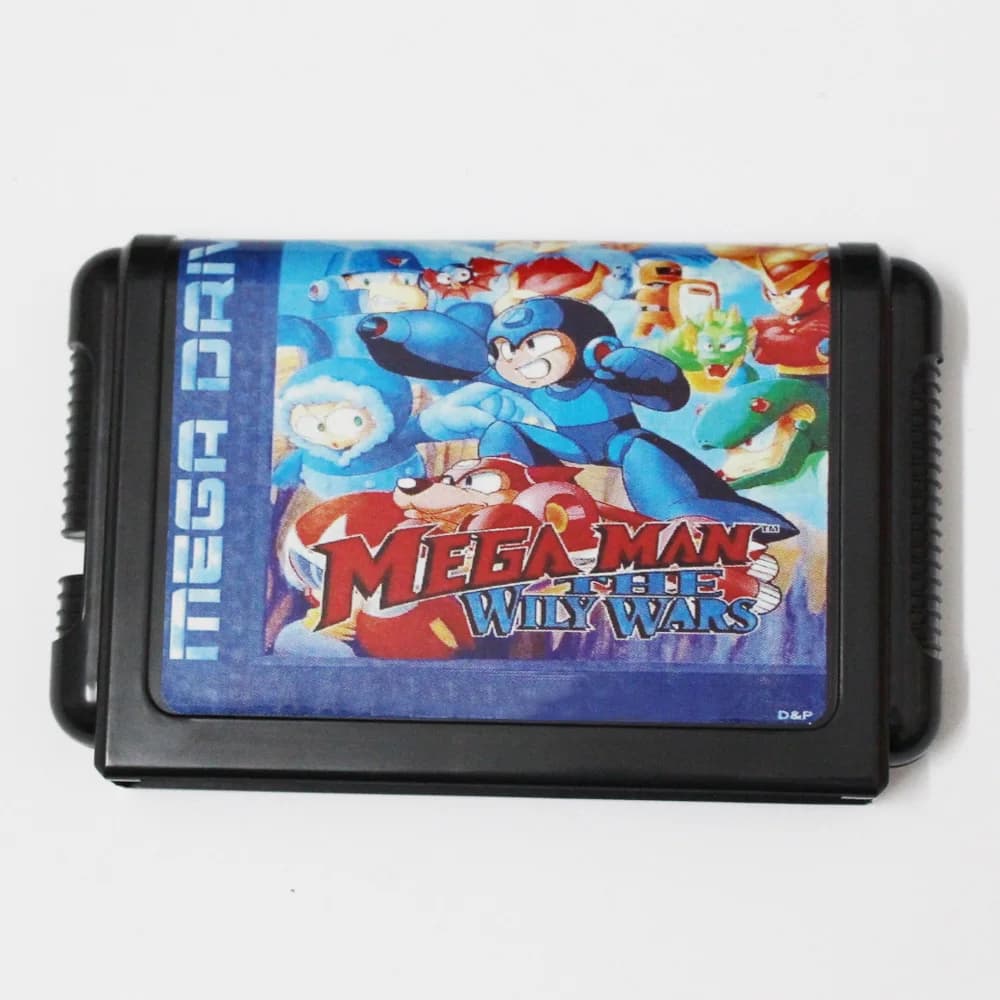 Carte de jeu Mega Man The Wily Wars 16 bits MD pour consoles Sega MegaDrive Genesis 16 bits