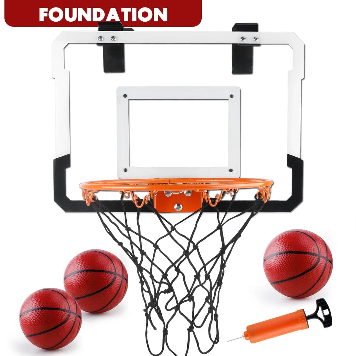 Panier de basket-ball pour enfants d'intérieur et d'extérieur, mini panneau de basket-ball au-dessus