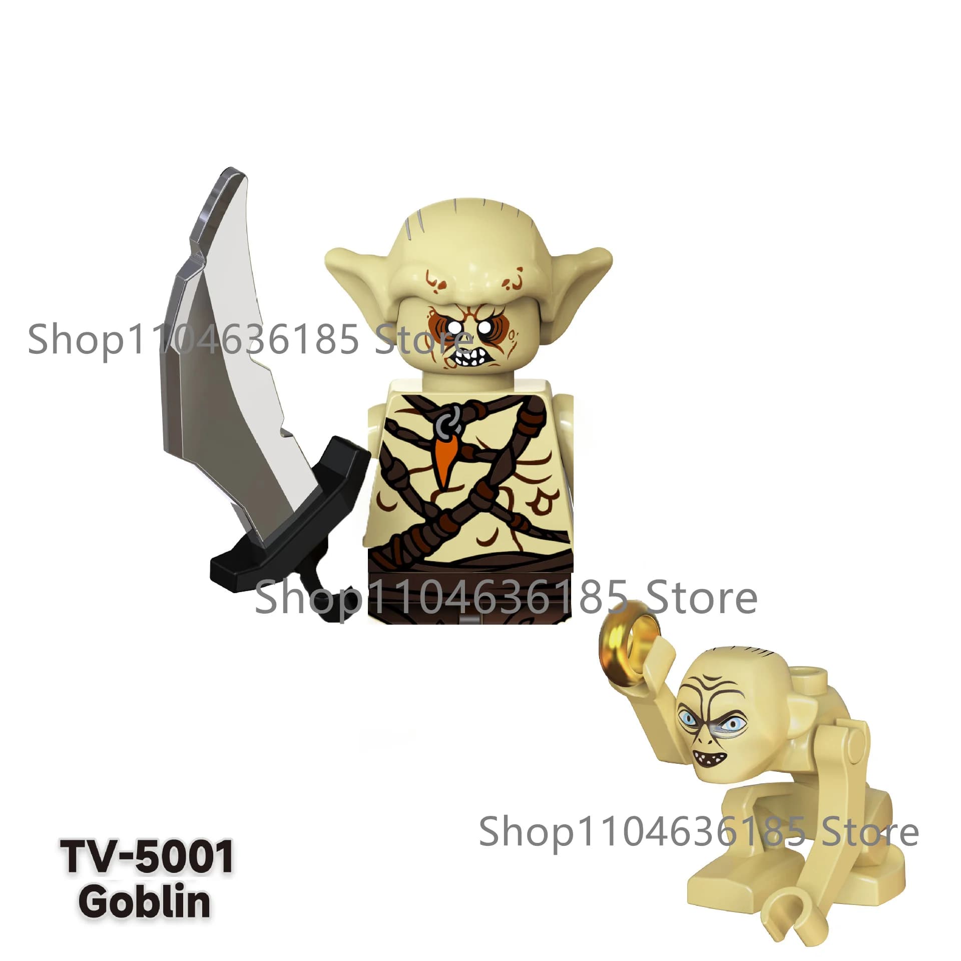 Nouvelles figurines de l'armée d'Elves et d'Orcs du Seigneur des Anneaux, Gandalf, Saruman, figurine