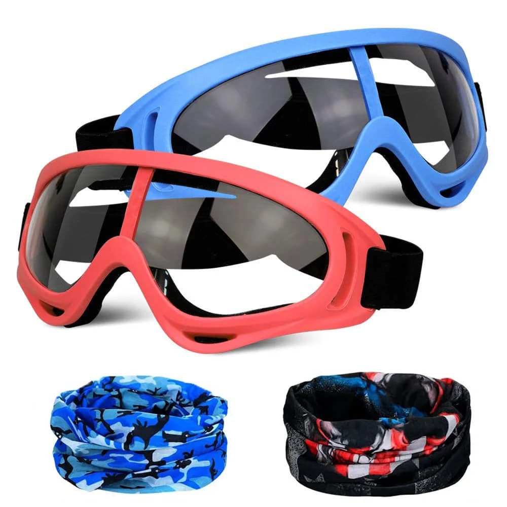 Lunettes de protection/lunettes de sécurité/lunettes de moto compatibles avec les pistolets Nerf pou
