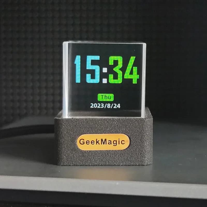 Mini présentoir créatif en cristal GeekMagic pour la décoration de jeux de Table-joue des prévisions