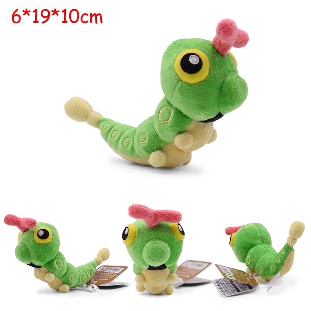 Peluche Pokémon Papillon Butterfree, Caterpie, Volcarona, Scolipede, Vivillon, Jouet en Peluche Doux